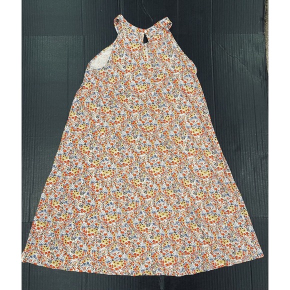 ANN TAYLOR LOFT Outlet NWT Red Floral Lined Halter Dress Size XS New - Picture 2 of 5